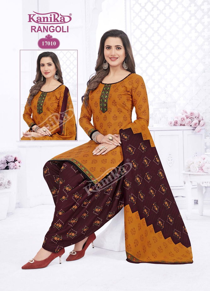 Rangoli Vol 17 By Kanika Readymade Cotton Salwar Suits Catalog